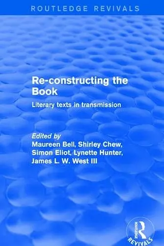 Re-Constructing the Book cover