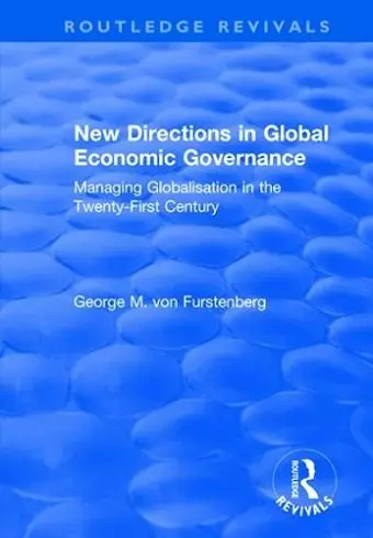 New Directions in Global Economic Governance cover