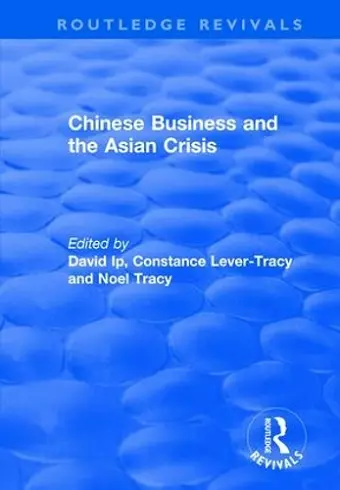 Chinese Business and the Asian Crisis cover