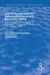 Use of Survey Data for Industry, Research and Economic Policy cover