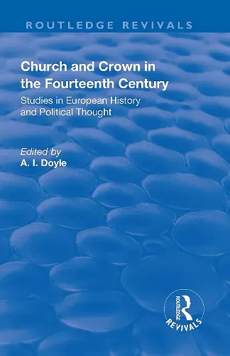 Church and Crown in the Fourteenth Century cover