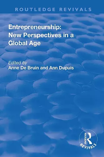 Entrepreneurship: New Perspectives in a Global Age cover