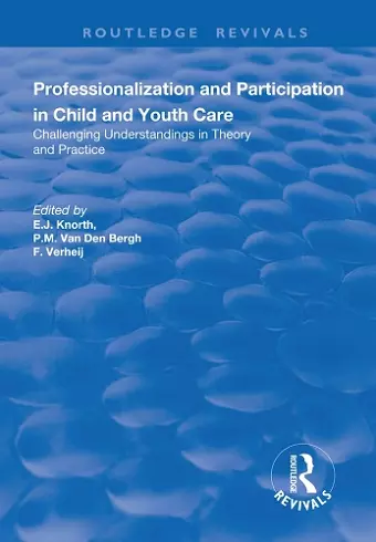 Professionalization and Participation in Child and Youth Care cover