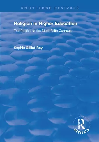 Religion in Higher Education cover
