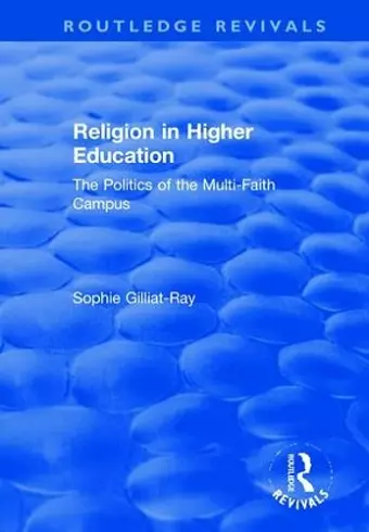 Religion in Higher Education cover