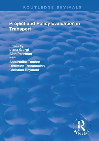 Project and Policy Evaluation in Transport cover