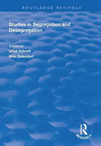 Studies in Segregation and Desegregation cover