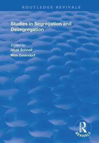 Studies in Segregation and Desegregation cover