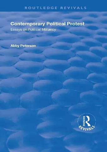 Contemporary Political Protest cover