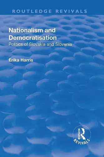 Nationalism and Democratisation cover