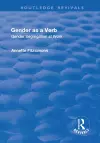 Gender as a Verb cover