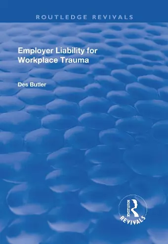 Employer Liability for Workplace Trauma cover