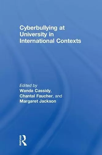 Cyberbullying at University in International Contexts cover