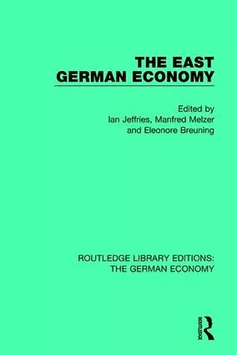 The East German Economy cover