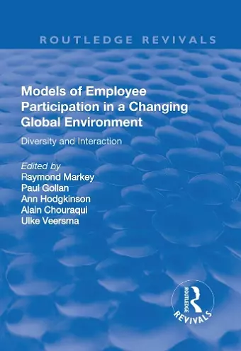 Models of Employee Participation in a Changing Global Environment cover