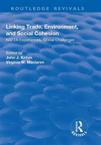 Linking Trade, Environment, and Social Cohesion cover