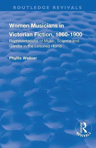 Women Musicians in Victorian Fiction, 1860-1900 cover