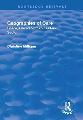 Geographies of Care cover