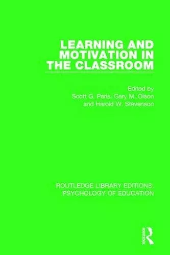 Learning and Motivation in the Classroom cover