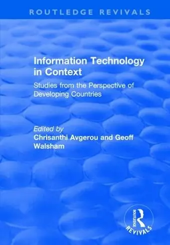 Information Technology in Context cover