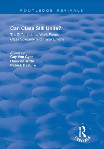 Can Class Still Unite? cover