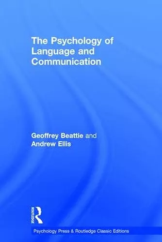 The Psychology of Language and Communication cover