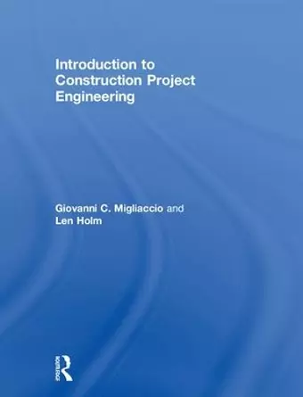 Introduction to Construction Project Engineering cover