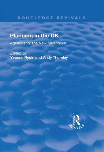 Planning in the UK cover