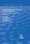 Care Management in Social and Primary Health Care cover