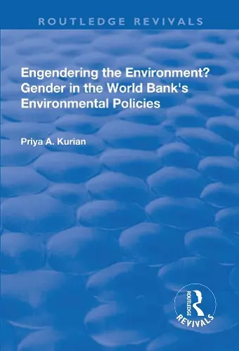 Engendering the Environment? Gender in the World Bank's Environmental Policies cover