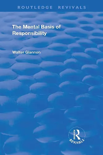 The Mental Basis of Responsibility cover