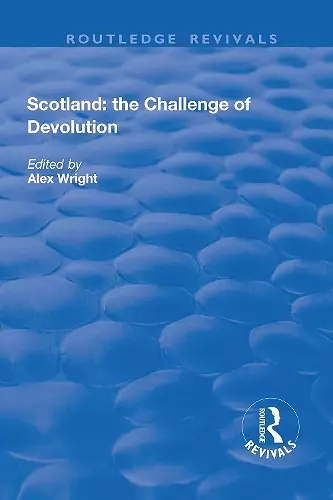 Scotland: the Challenge of Devolution cover