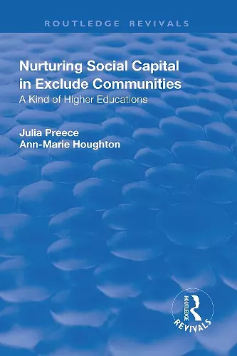 Nurturing Social Capital in Excluded Communities cover