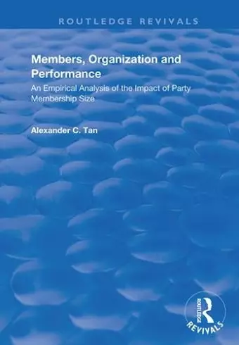 Members, Organizations and Performance cover