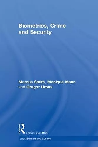 Biometrics, Crime and Security cover