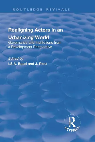 Re-aligning Actors in an Urbanized World cover