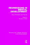 Regressions in Mental Development cover