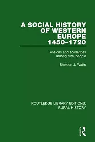 A Social History of Western Europe, 1450-1720 cover