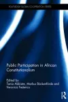 Public Participation in African Constitutionalism cover