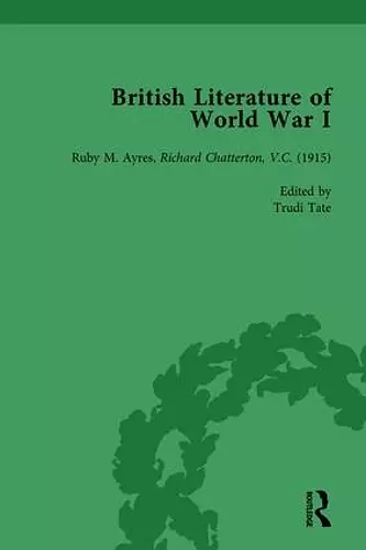 British Literature of World War I, Volume 2 cover