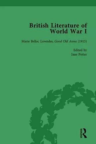 British Literature of World War I, Volume 3 cover