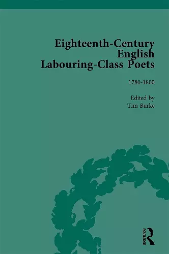 Eighteenth-Century English Labouring-Class Poets, vol 3 cover