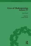 Lives of Shakespearian Actors, Part IV, Volume 1 cover