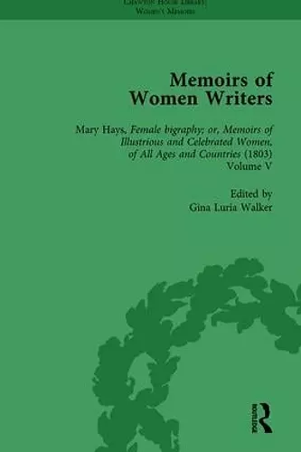 Memoirs of Women Writers, Part III vol 9 cover