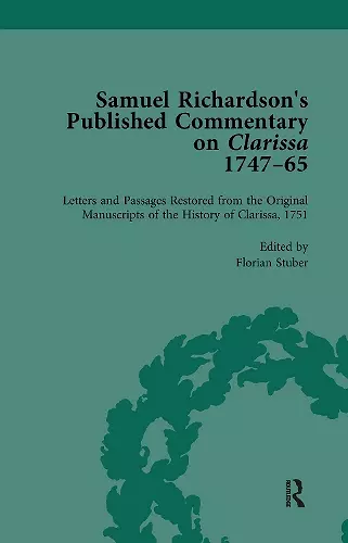 Samuel Richardson's Published Commentary on Clarissa, 1747-1765 Vol 2 cover