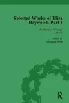 Selected Works of Eliza Haywood, Part I Vol 1 cover