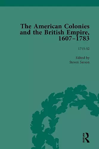 The American Colonies and the British Empire, 1607-1783, Part I Vol 3 cover