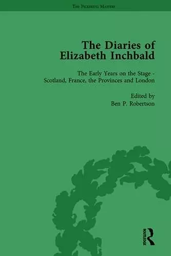 The Diaries of Elizabeth Inchbald Vol 1 cover