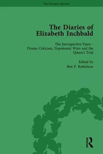 The Diaries of Elizabeth Inchbald Vol 3 cover
