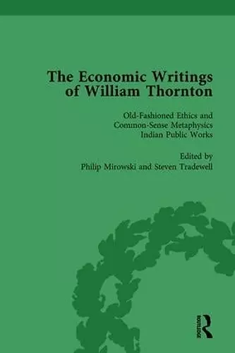 The Economic Writings of William Thornton Vol 5 cover